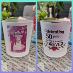 waxinelichtje met foto of eigen opdruk